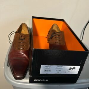 Magnanni Cognac dress shoe size 12